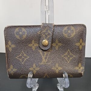 Louis Vuitton Monogram Canvas Wallet in Brown and Gold